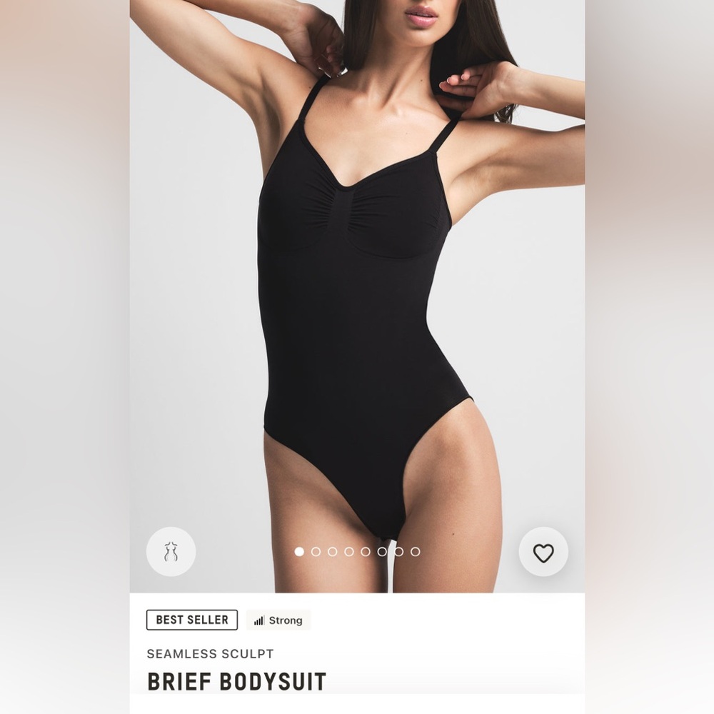 SKIMS SEAMLESS SCULPT BRIEF BODYSUIT - SIZE S/M